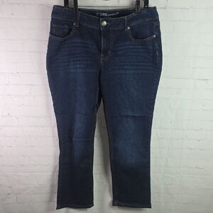 Maurices Dark Indigo Straight Leg Jeans